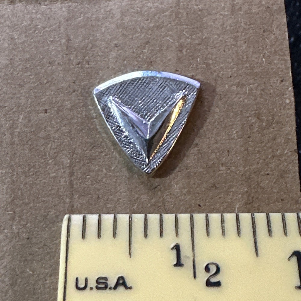 Chrome Tie Tack VTG‎  Chain N Bar